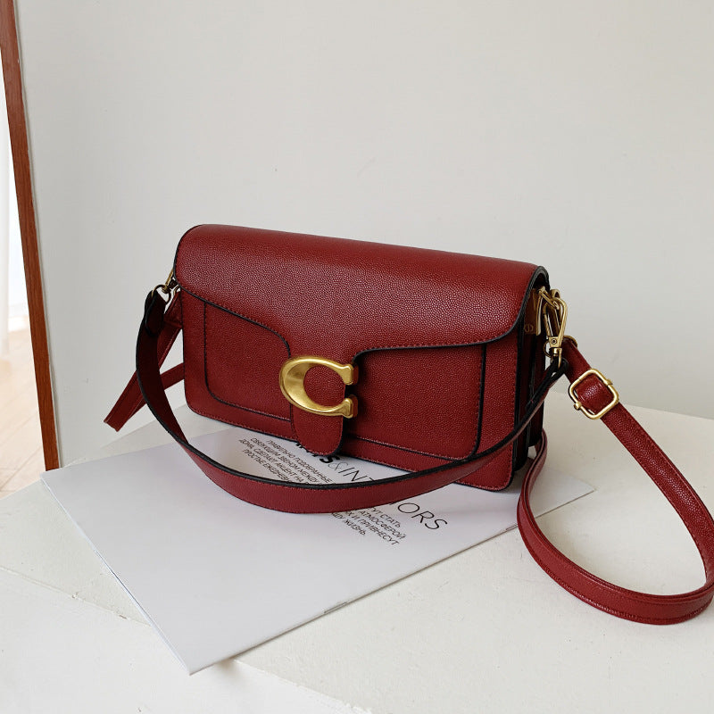 Fashionable Caviar Small Square Bag Diagonal Straddle Bag