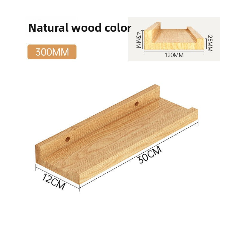 Solid Wood Wall Storage Rack